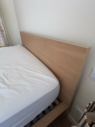 Cama 150 Ikea con Colchón y Cabecero