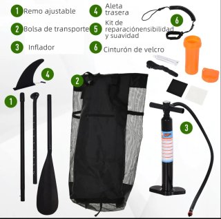Tabla Paddle Surf Inflable Completa
