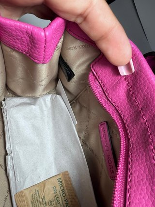 Borsa Michael Kors fucsia con tracolla