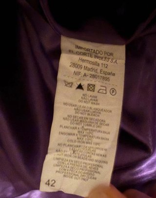 Vestido morado/lila de fiesta