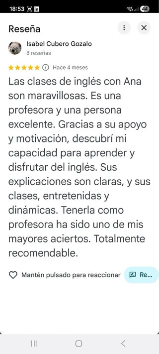 Clases Inglés online: ESO, BACHILLER, UNIVERS, C1