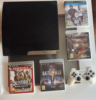 Consola PS3 Slim 160GB + 13 Juegos