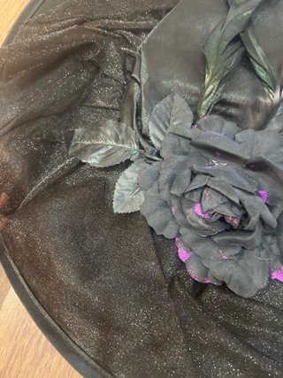Lote 3 sombreros bruja y minifalda Halloween