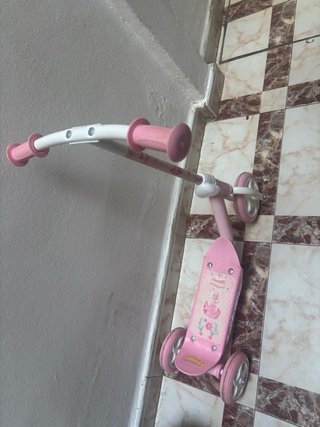 Patinete infantil 3 ruedas rosa