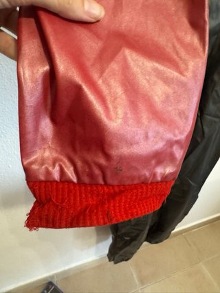 Mono Impermeable Moto Vintage Plastex Rojo/Negro