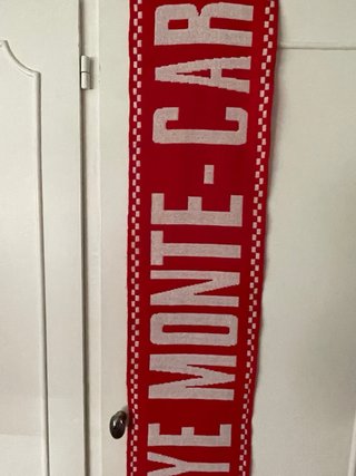 Bufanda oficial Rallye Montecarlo Roja