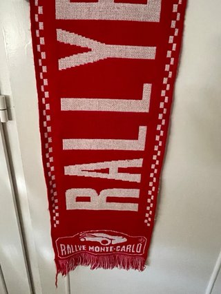 Bufanda oficial Rallye Montecarlo Roja