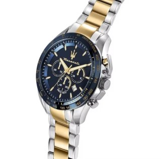 Reloj Maserati Cronógrafo Azul y Dorado