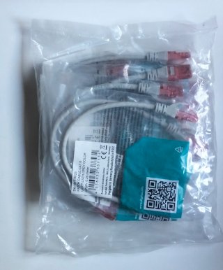 Bolsa 10 latiguillos CAT6 U/UTP 0,25m