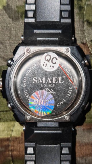Reloj deportivo militar SMAEL (Doble esfera / 50m)