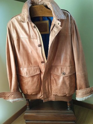 Cazadora Piel Hombre Nueva Marrón