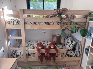 Litera 90 Muebles LUFE 2 cajones