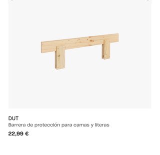 Litera 90 Muebles LUFE 2 cajones