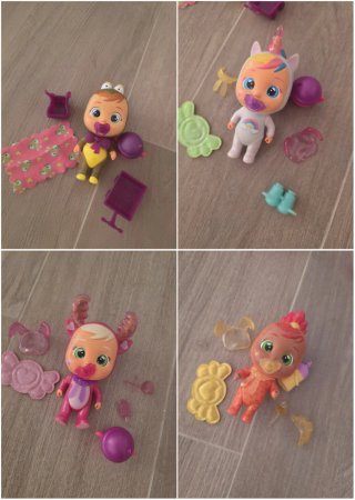 Bebés Llorones con complementos