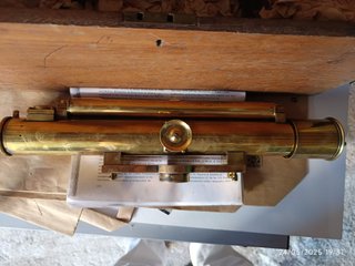 Nivel Topográfico Antiguo Trípode Madera