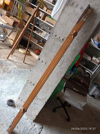 Nivel Topográfico Antiguo Trípode Madera