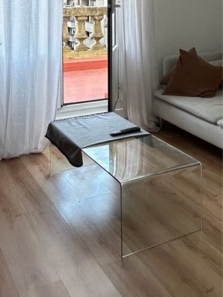 Mesa de centro de cristal de Sklum