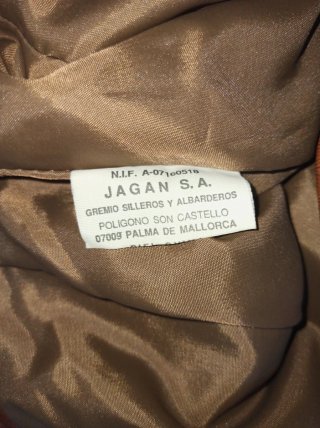 Chaqueta y falda de piel vintage a juego