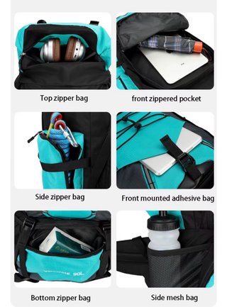 MOCHILA DE SENDERISMO XXL IMPERMEABLE