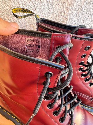 Botas Dr. Martens Talla 41 Borgoña