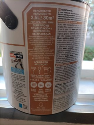 Protector Madera Luxens Lasur 2,5L Incoloro