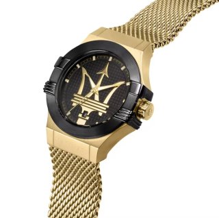Reloj Maserati Dorado y Negro