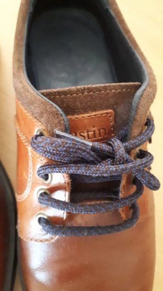 Zapatos de piel cordones marrones