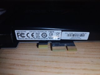TARJETA DE SONIDO SOUND BLASTER AE5+ (PRO GAMING)