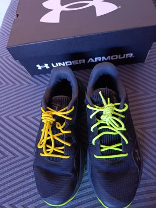 Zapatillas Baloncesto Under Armour LD7 Negro/Verde