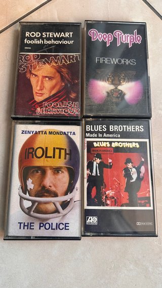 Lotto 10 Musicassette Rock - pop & hits