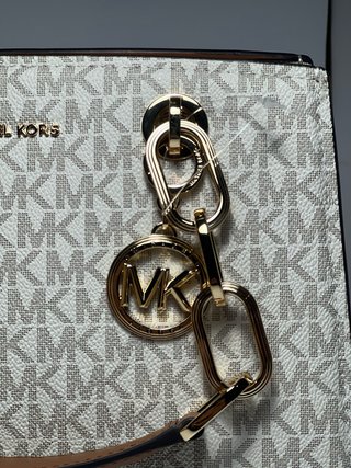 Borsa Michael Kors Beige e Oro