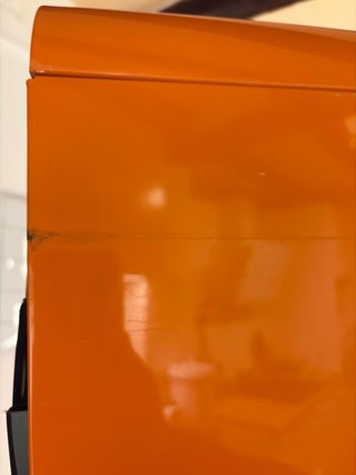 Nevera combi SMEG taronja/Nevera SMEG Naranja