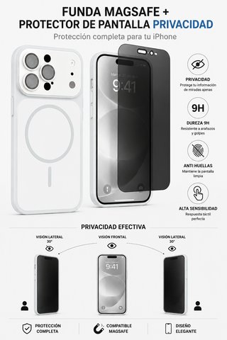 Funda iPhone 17 /Pro Max/Pro/ Air + P Pantalla