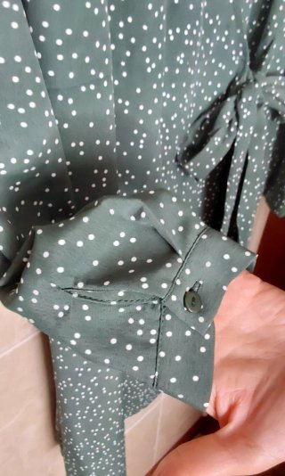 Vestido Camisero Amichi Talla L – Verde