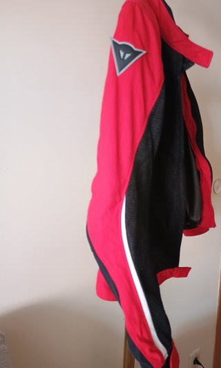 Chaqueta Dainese Moto Talla 40 Roja/Negra