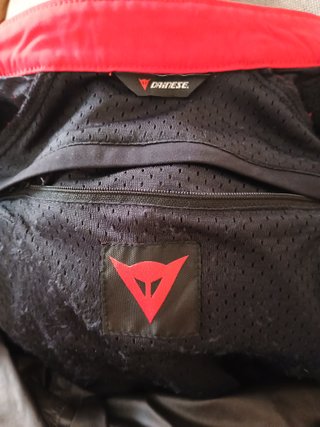 Chaqueta Dainese Moto Talla 40 Roja/Negra
