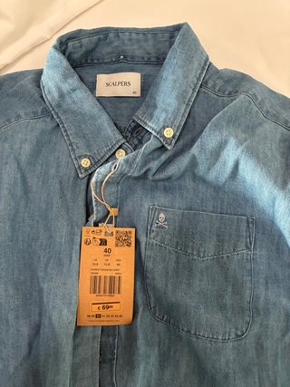Camisa vaquera Scalpers Talla 40, unidad