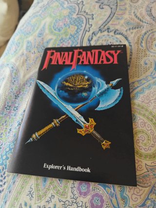 Final Fantasy NES Cartucho y Manual