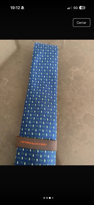 Corbata Victorio & Lucchino Azul