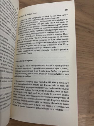 El diario de Bridget Jones - Helen Fielding - tapa
