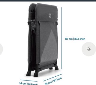 Cuna de viaje Bugaboo gris