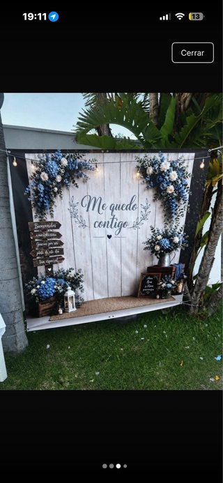Photocall boda
