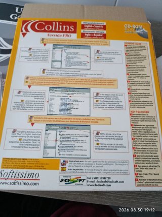 CD Diccionario Inglés-Español Collins