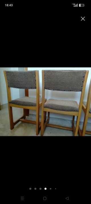 Sedia 2. Sedia vintage Guilleumas anni '60