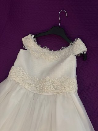 Vestido de Comunión Blanco Niña