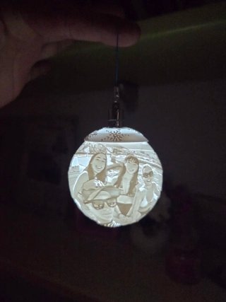 Pallina Natale Personalizzata Foto