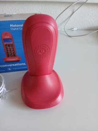 Teléfono Inalámbrico Motorola C1001LB+ Rojo