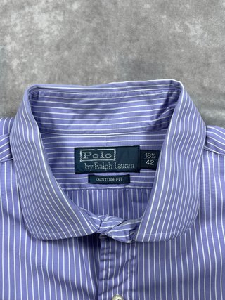 Camicia Polo Ralph Lauren righe Viola L