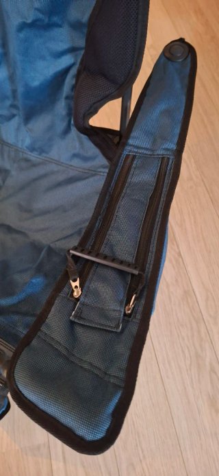 Silla reclinable Qeedo Johnny Relax camping azul/
