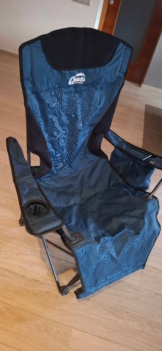 Silla reclinable Qeedo Johnny Relax camping azul/